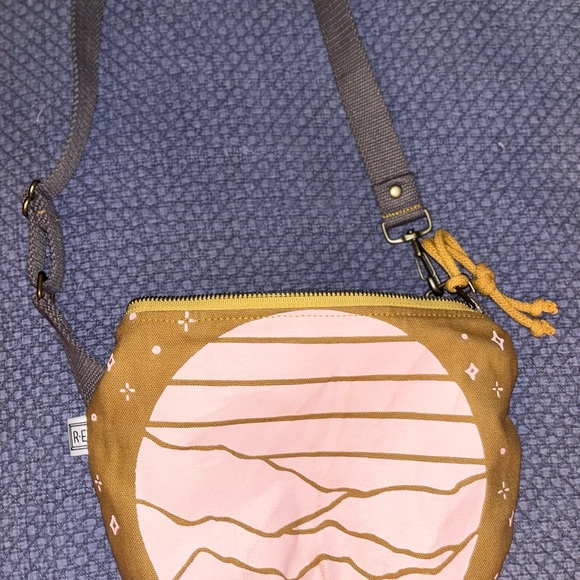 Rachel Elise Crossbody Handpainted Canvas - Picture 3 of 5